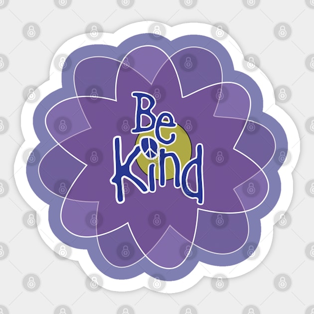 Be Kind Sticker by zenzaarts